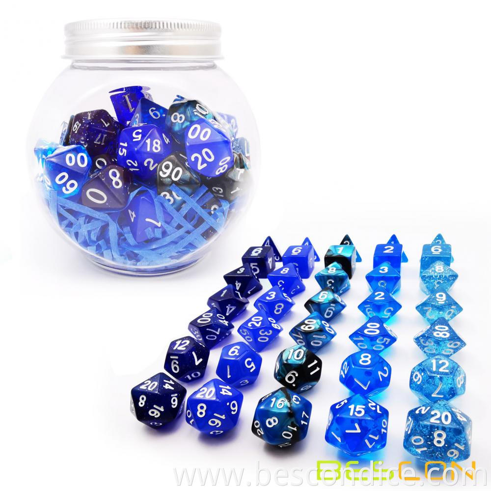 Assorted Colored Dnd Two Color For Dungeons And Dragons Dnd Rpg Dice 2